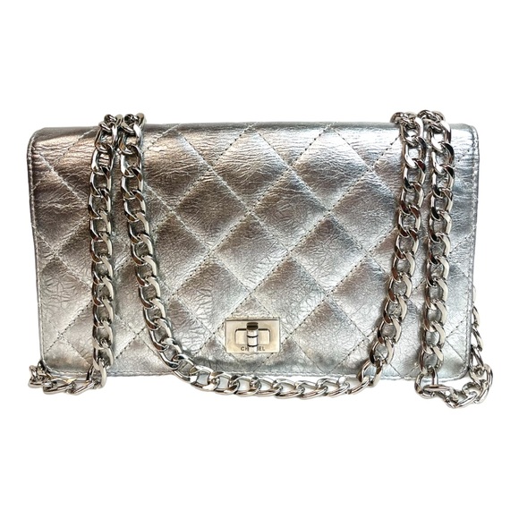 CHANEL QUILTED LAMBSKIN REISSUE BIFOLD WALLET ON A CHAIN